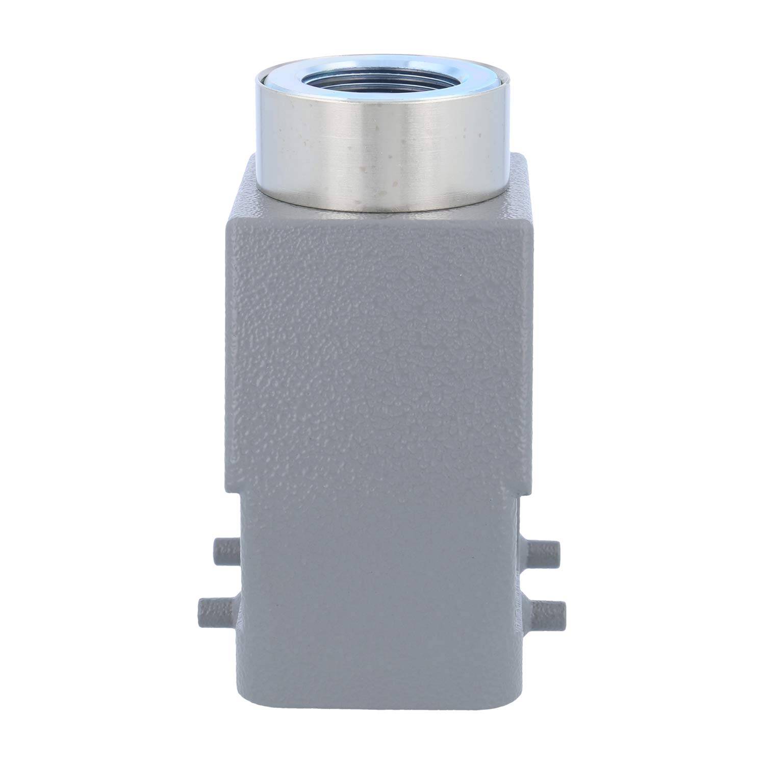 05300100462 HARTING Han 10B Tüllengehäuse hoch, 1xM25 gerader Kabelabgang, für 2 Bügel (am Unterteil) Verschraubung M25