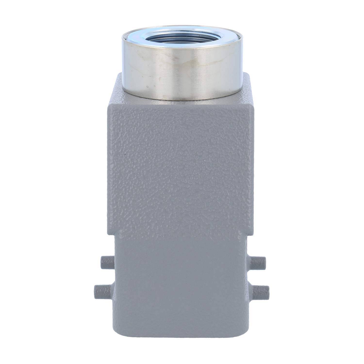 05300100462 HARTING Han 10B Tüllengehäuse hoch, 1xM25 gerader Kabelabgang, für 2 Bügel (am Unterteil) Verschraubung M25