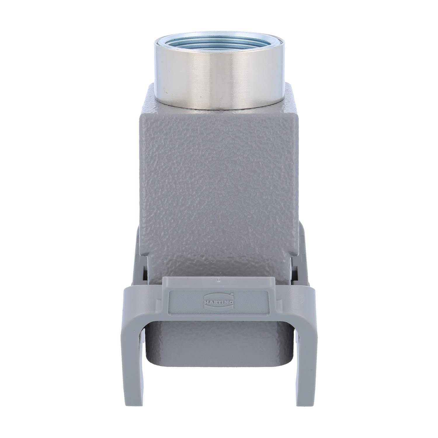 05300100465 HARTING Han 10B Tüllengehäuse hoch, 1xM32 gerader Kabelabgang, mit 2 Querbügeln Verschraubung M32