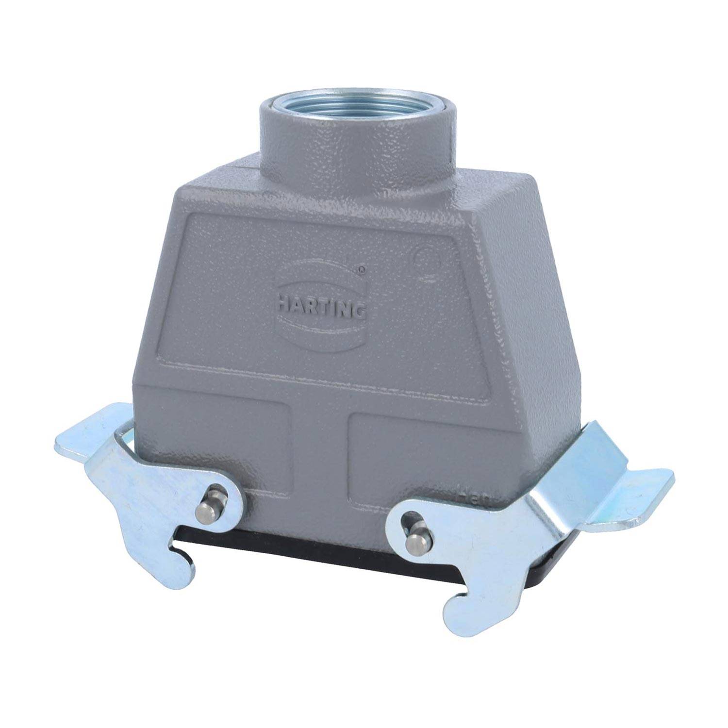 04301160762 HARTING Han 16B Kupplungsgehäuse hoch, 1xM32 gerader Kabelabgang, mit 2 Querbügeln Verschraubung M32