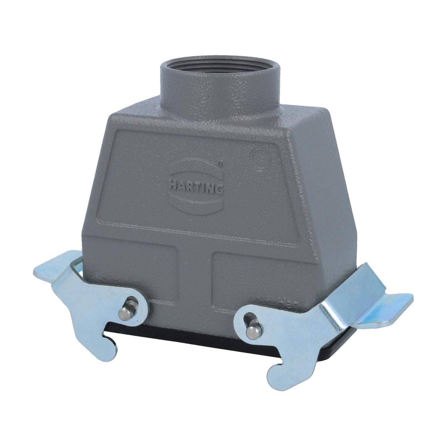 04301160731 HARTING Han 16B Kupplungsgehäuse hoch, 1xPG29 gerader Kabelabgang, mit 2 Querbügeln Verschraubung PG29