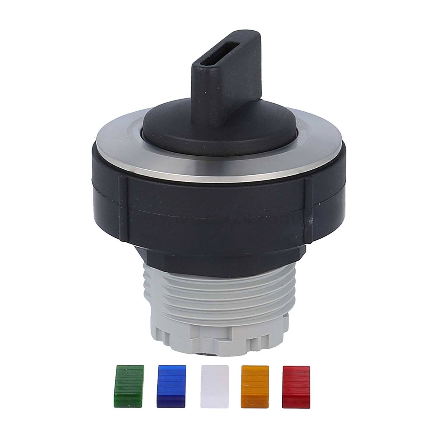 KRJVAWAL Georg Schlegel Leucht-Wahlschalter rastend beleuchtbar, rund, KOMBITAST-R-JUWEL Beleuchtbar: Ja Beschriftbar: