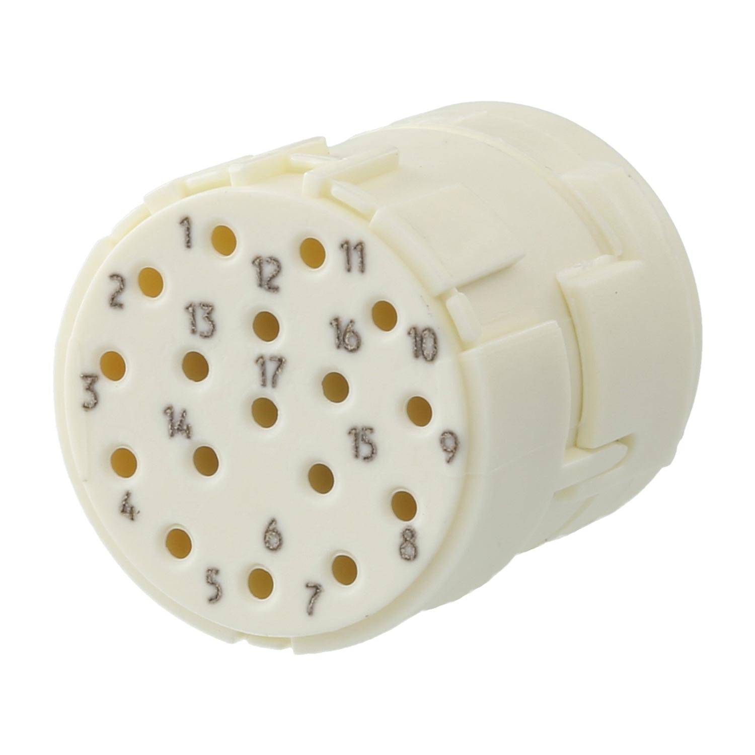 7003917102 HUMMEL M23 Signal Crimp-Kontakteinsatz Buchse Crimpanschluss, Polzahl 17-polig 160V, 8A, Farbe weiß - 1Stück