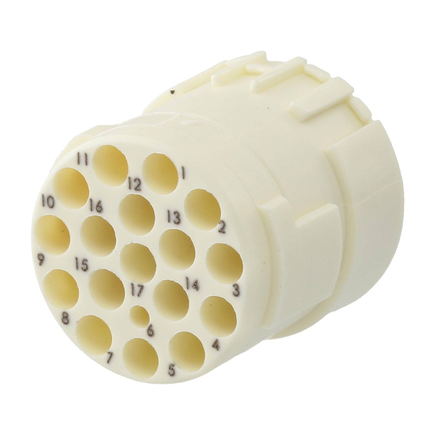 7003917102 HUMMEL M23 Signal Crimp-Kontakteinsatz Buchse Crimpanschluss, Polzahl 17-polig 160V, 8A, Farbe weiß - 1Stück