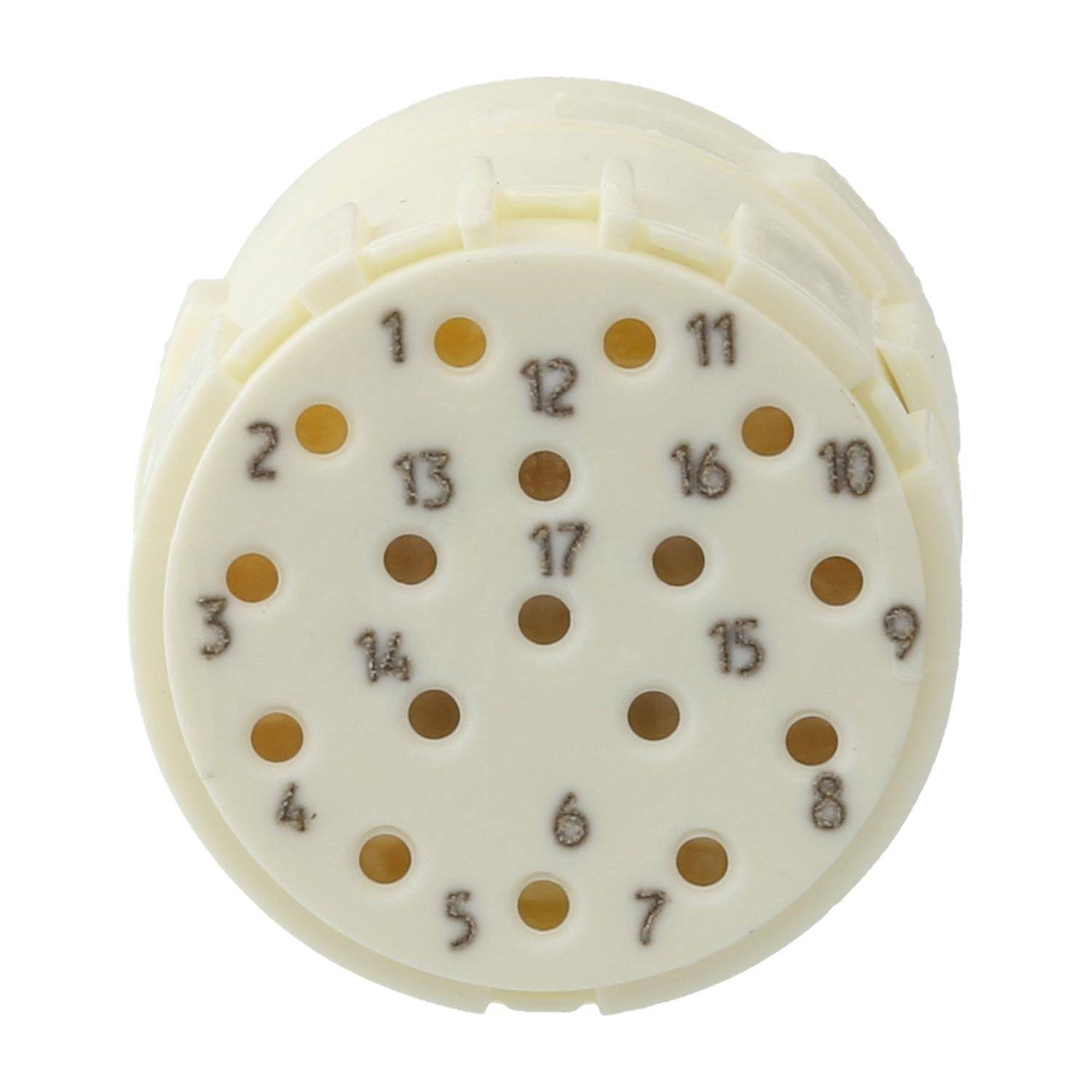 7003917102 HUMMEL M23 Signal Crimp-Kontakteinsatz Buchse Crimpanschluss, Polzahl 17-polig 160V, 8A, Farbe weiß - 1Stück