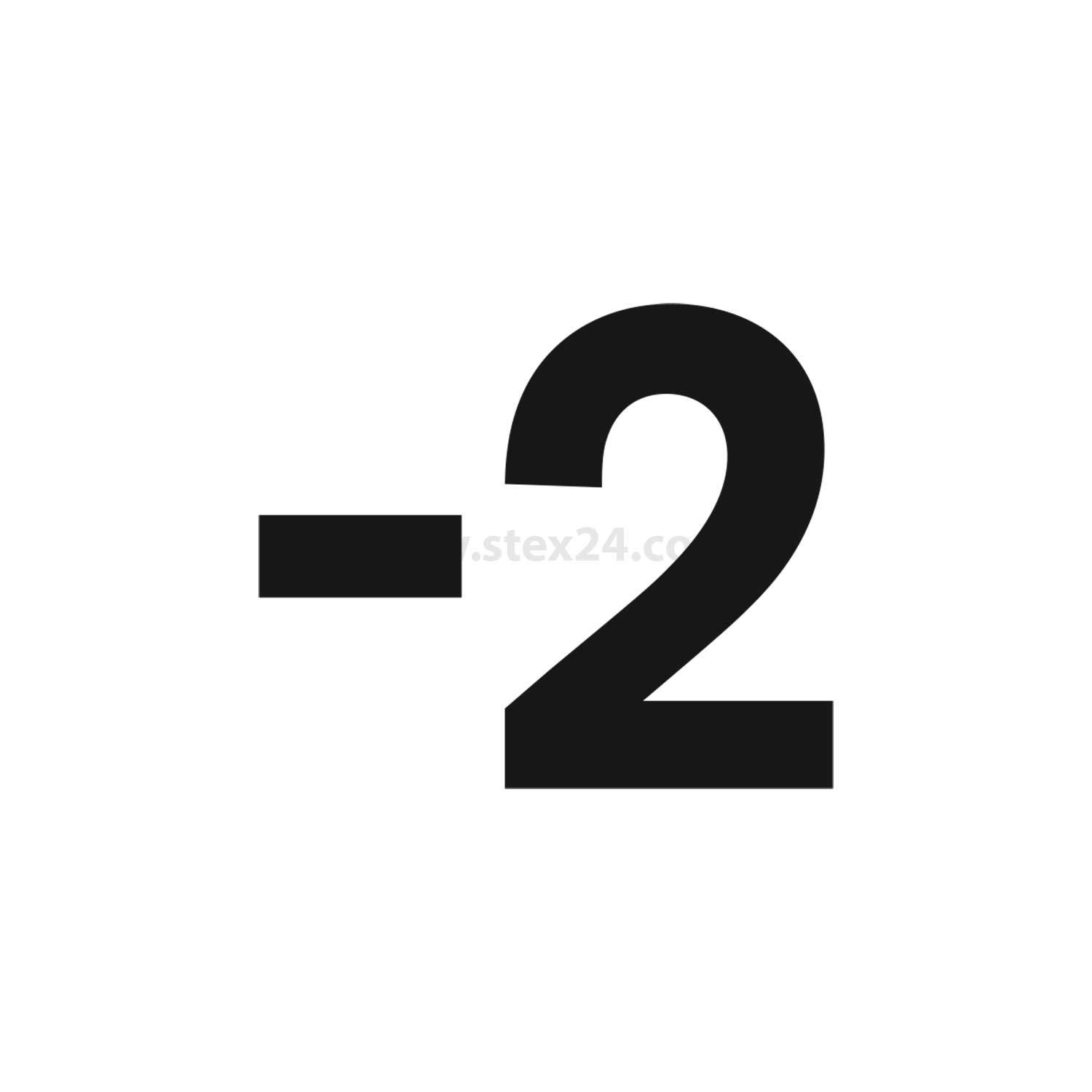 „Minus zwei