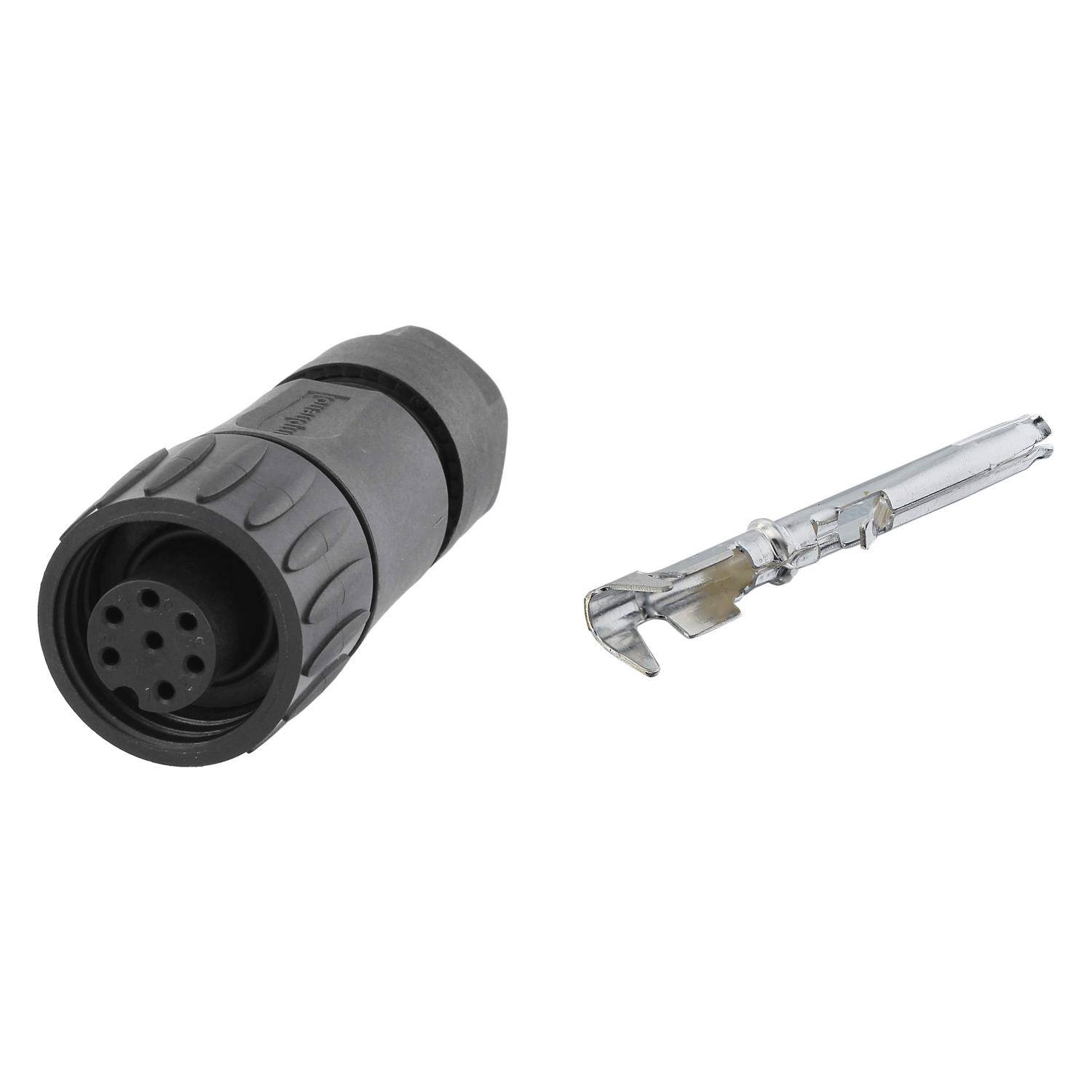 C01610D10641112K Amphenol SET-RD24-KSG Kabelsteckverbinder, inkl. Kontakte gerade Buchse Crimpanschluss, Polzahl 6+PE