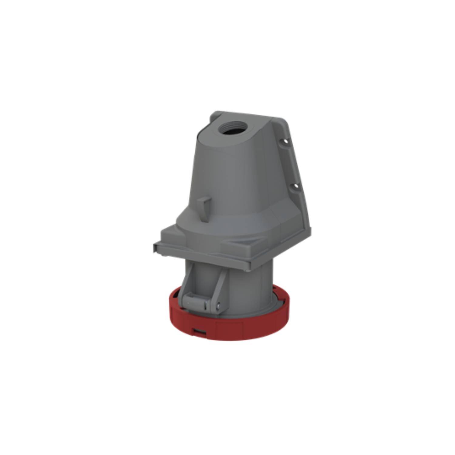 2CMA101253R1000 Amphenol 32 Ampere CEE Wandsteckdose 5-polig (3P+N+PE) Buchse, Kodierung 6h rot 200/346V bis 240/415V