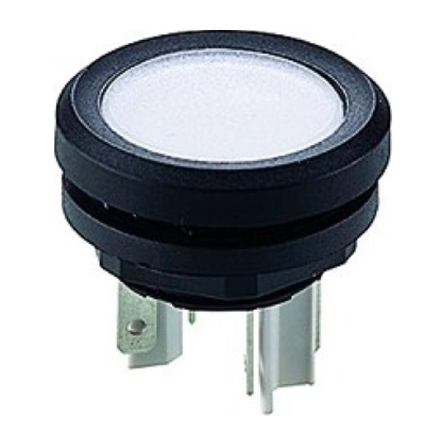 YTW Georg Schlegel Drucktaste, 1S rund, mYnitron Flachstecker 2,8mm x 0,5mm - 1Stück