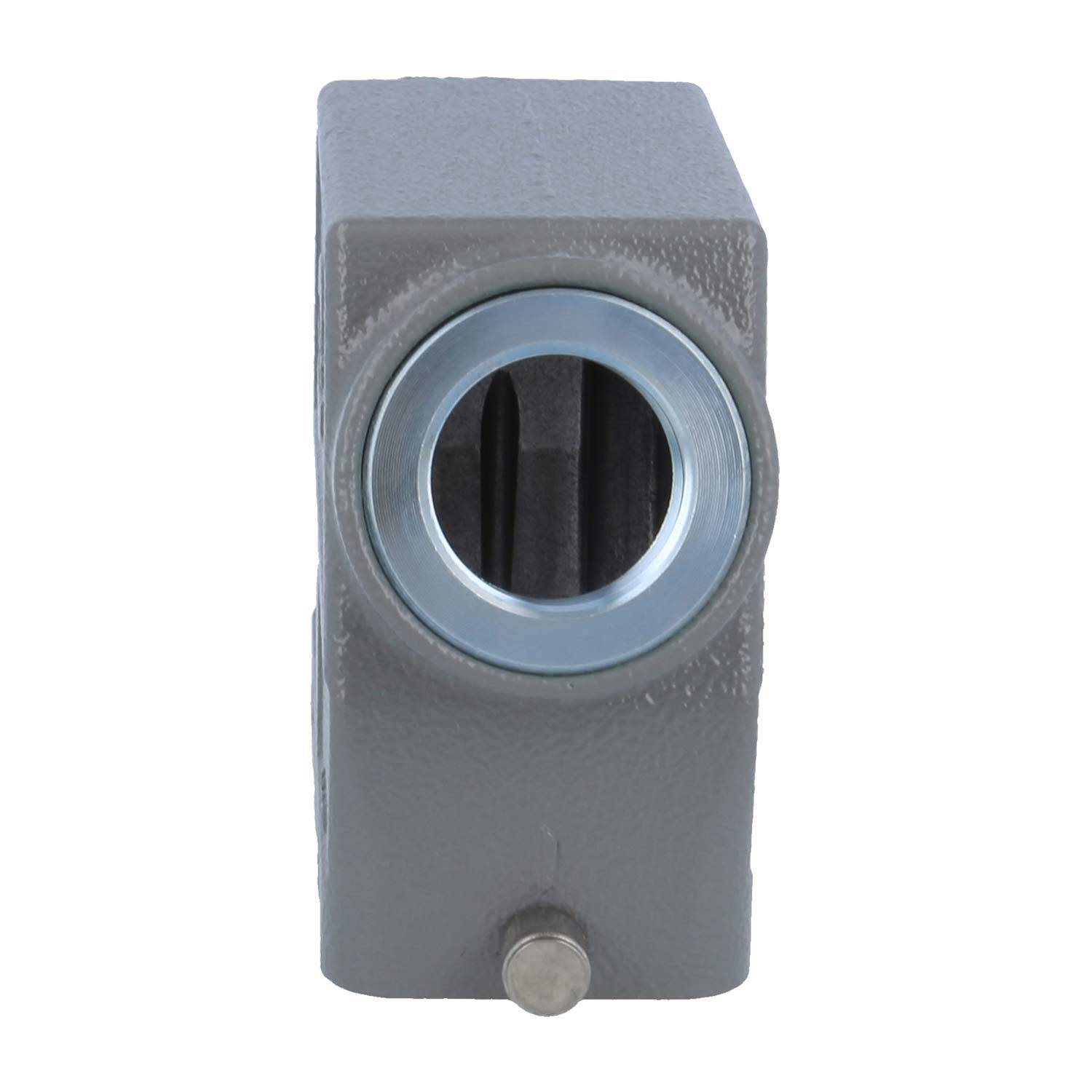 05300160566 HARTING Han 16B Tüllengehäuse hoch, 1xM25 seitlicher Kabelabgang, für 1 Bügel (am Unterteil) Verschraubung