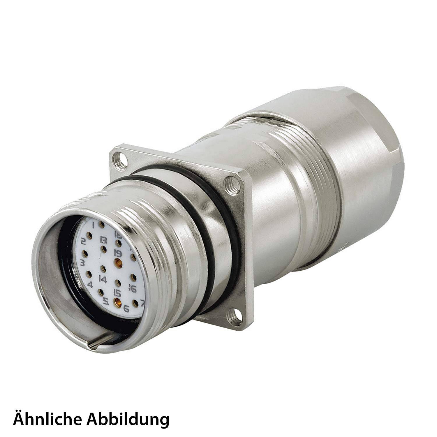 Ein zylindrischer Metallverbinder mit mehreren Löchern, der für elektrische Verbindungen verwendet wird.