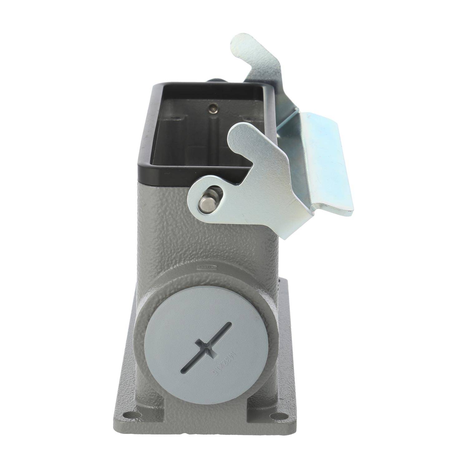 04300240265 HARTING Han 24B Sockelgehäuse hoch, 1xM25 seitlicher Kabelabgang, mit 1 Längsbügel Verschraubung M25