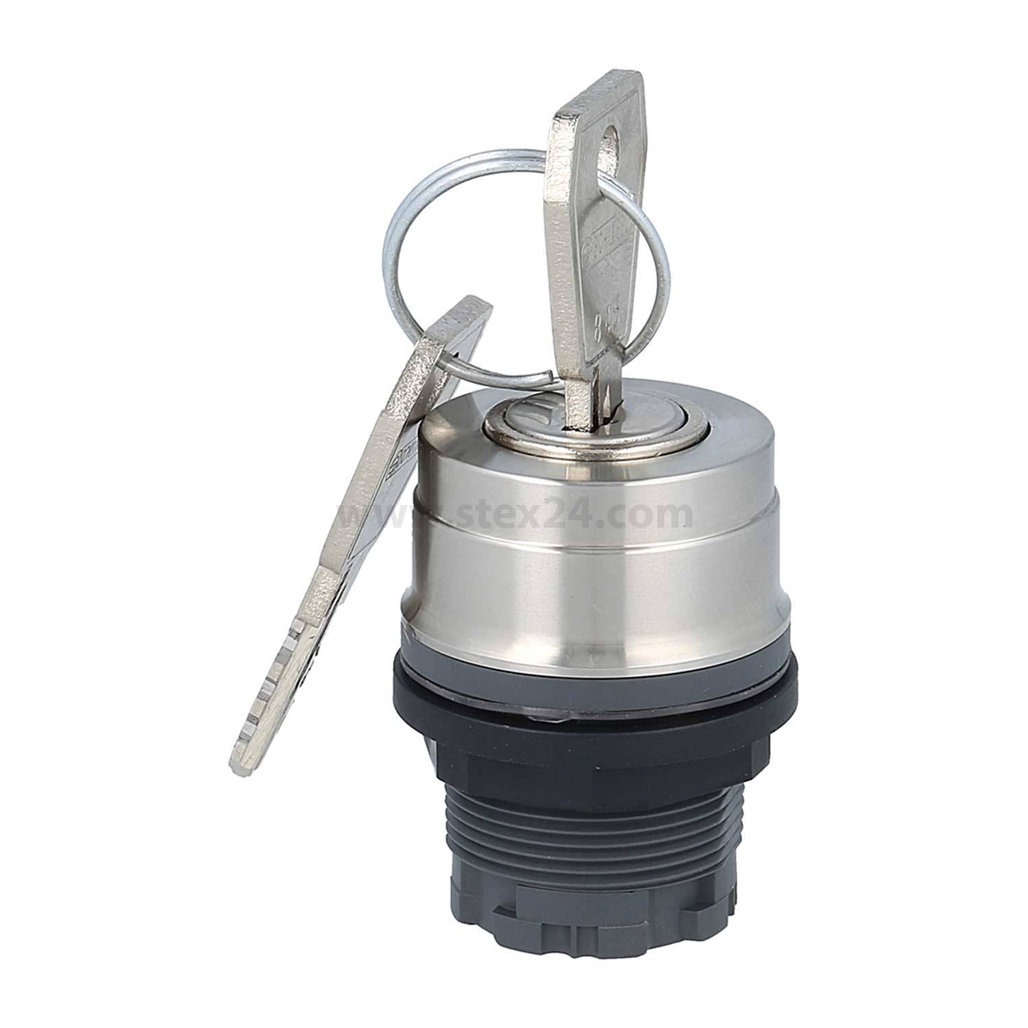 RVASSA15E_DG Georg Schlegel Schlüsseltaste rastend rund, RVA Beleuchtbar: Nein Beschriftbar: Nein - 1Stück