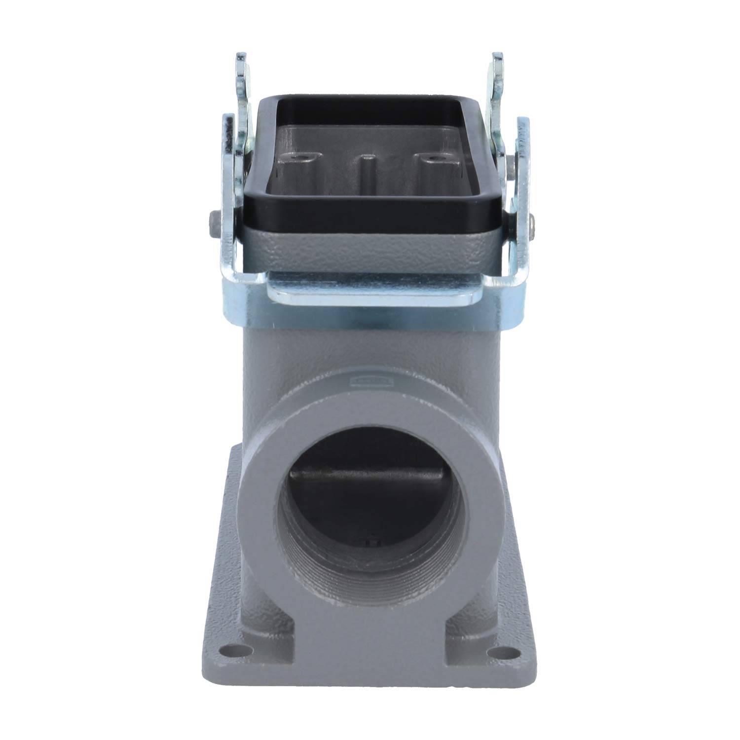 04300160263 HARTING Han 16B Sockelgehäuse hoch, 1xM32 seitlicher Kabelabgang, mit 2 Querbügeln Verschraubung M32