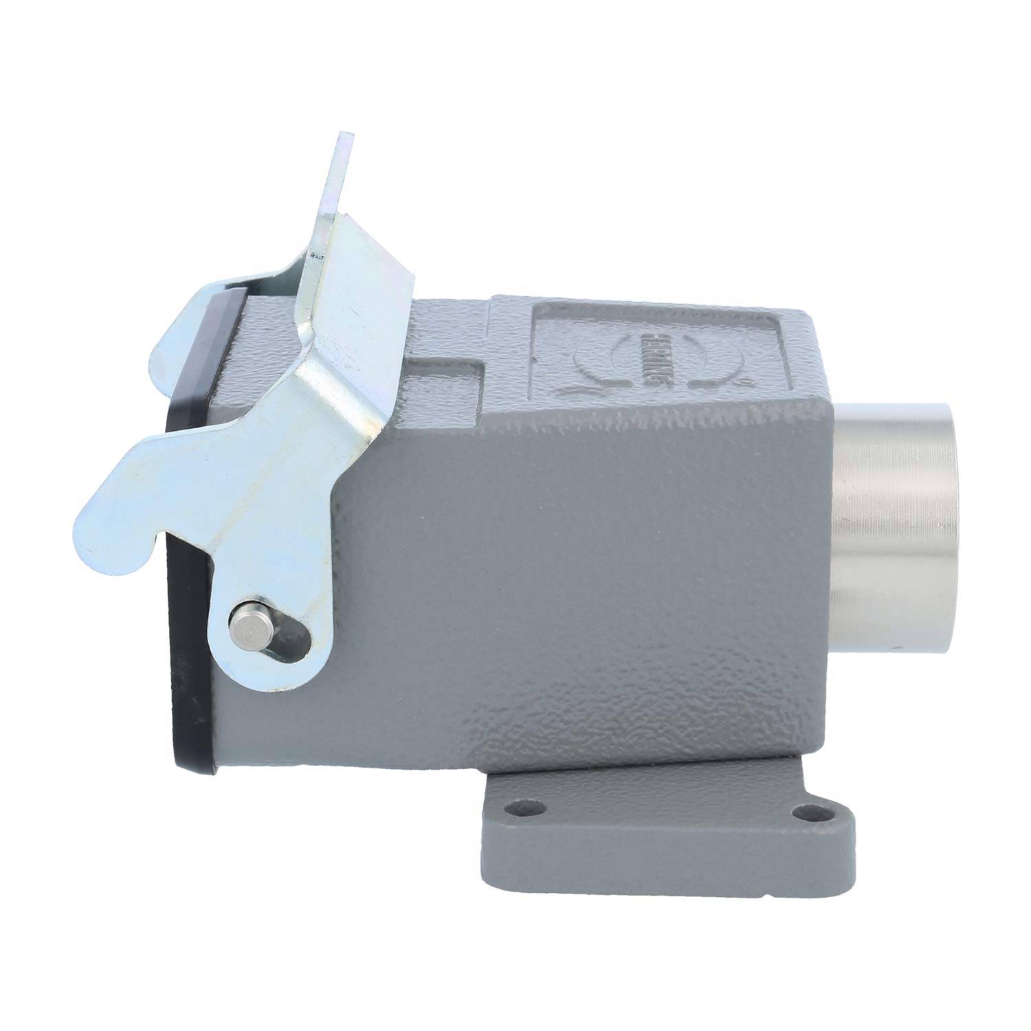 04300060757 HARTING Han 6B Kupplungsgehäuse hoch, 1xPG21 gerader Kabelabgang, mit 1 Längsbügel Verschraubung PG21