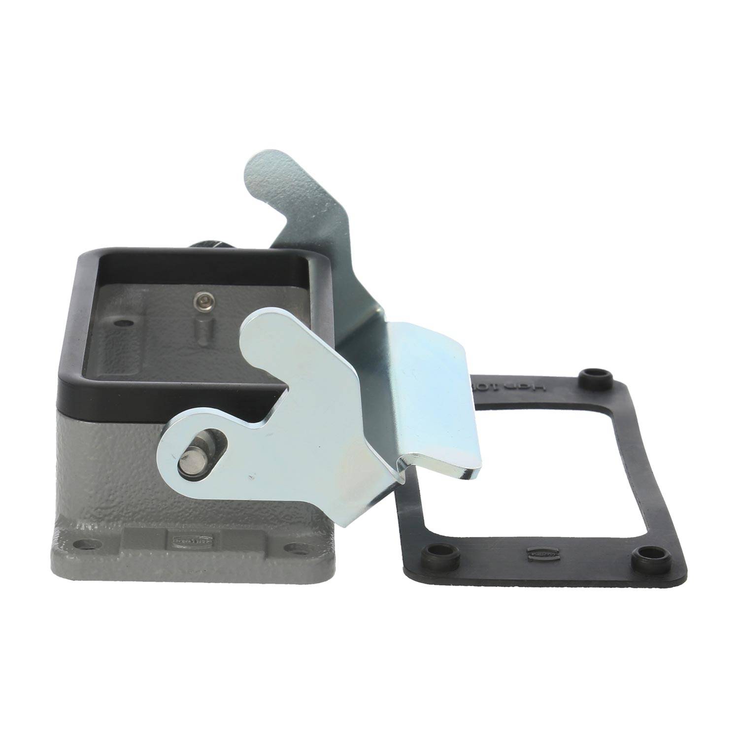 04300100305 HARTING Han 10B Anbaugehäuse mit 1 Längsbügel 1 Sicherheitsbügel Metall - 1Stück