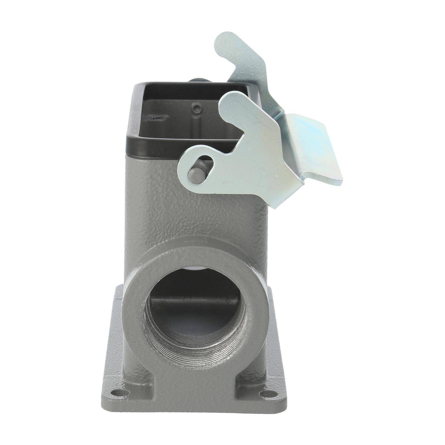 04300160293 HARTING Han 16B Sockelgehäuse hoch, 2xPG29 seitlicher Kabelabgang, mit 1 Längsbügel Verschraubung PG29