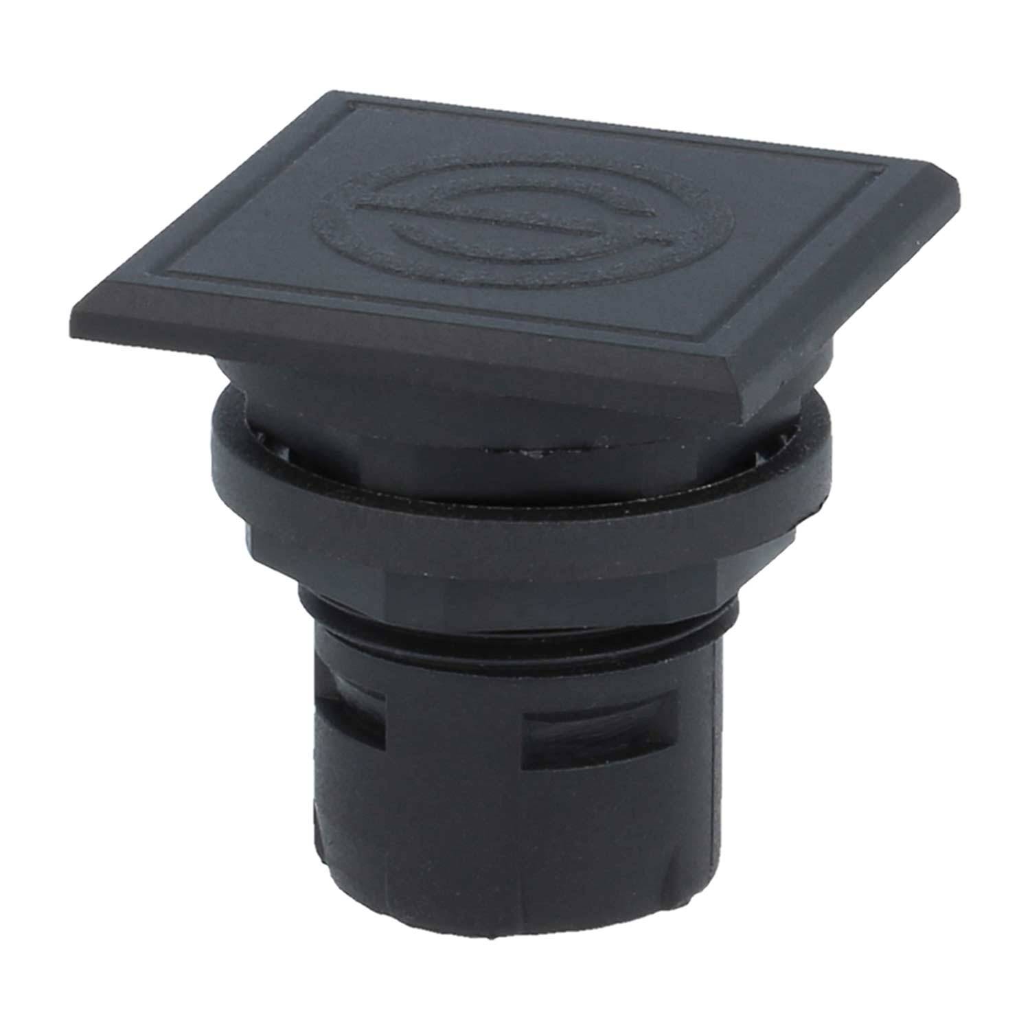 Ein schwarzer, quadratischer Ablaufdeckel mit einer eingelassenen kreisförmigen Designstruktur, entwickelt für Wasserdrainage-Systeme.