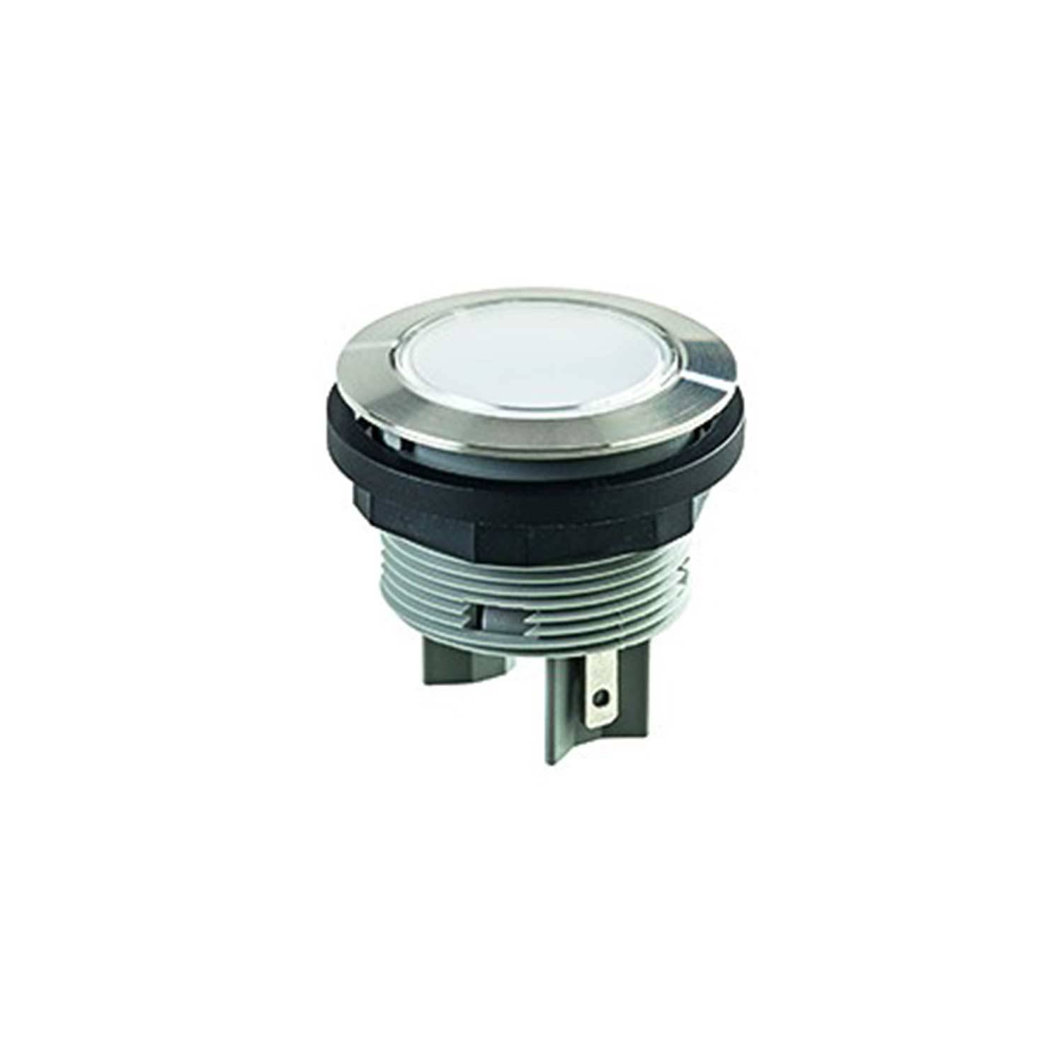 SVANL Georg Schlegel Meldeleuchte beleuchtbar, rund, SHORTRON Flachstecker 2,8mm x 0,8mm - 1Stück