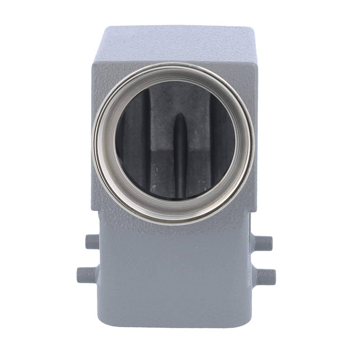 05300100569 HARTING Han 10B Tüllengehäuse hoch, 1xM40 seitlicher Kabelabgang, für 2 Bügel (am Unterteil) Verschraubung