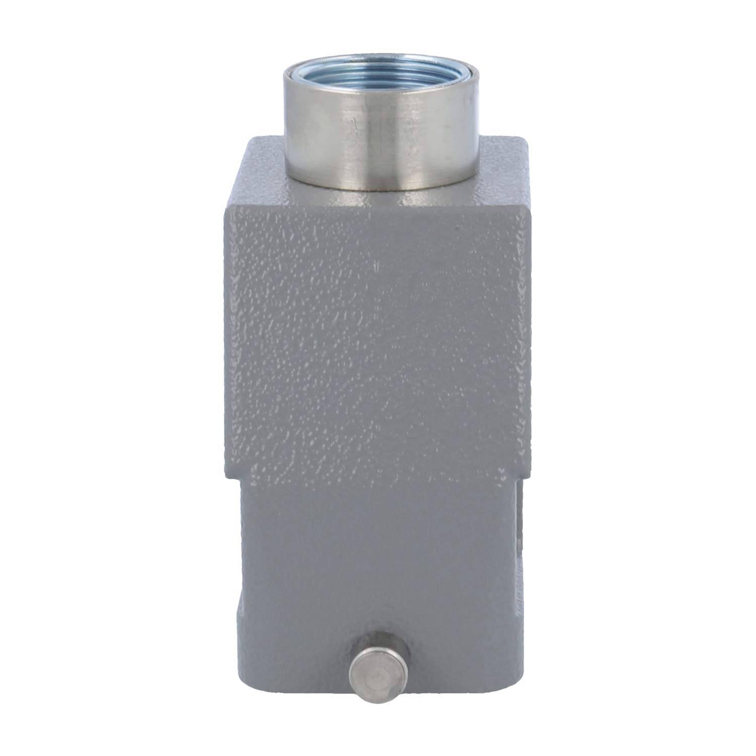 05300100467 HARTING Han 10B Tüllengehäuse hoch, 1xM25 gerader Kabelabgang, für 1 Bügel (am Unterteil) Verschraubung M25