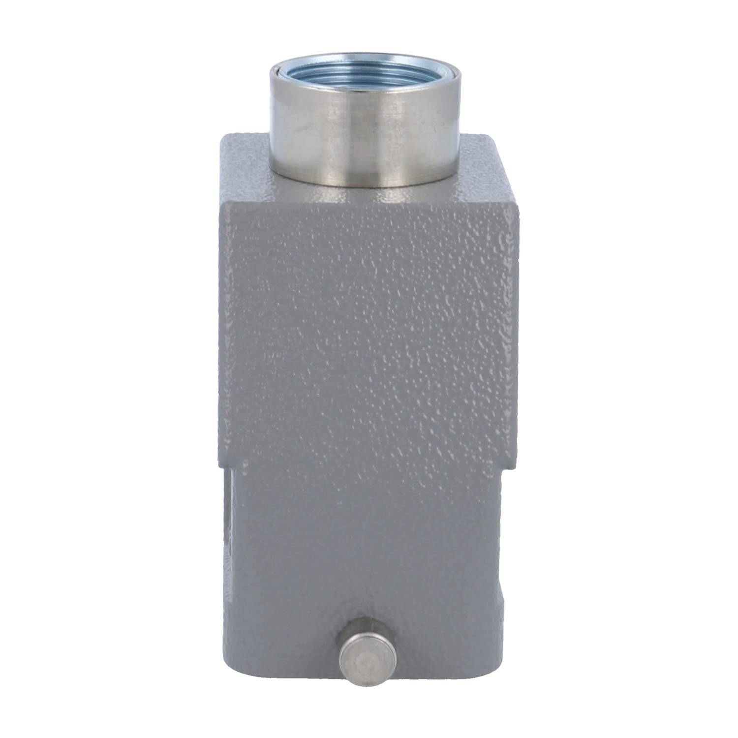 05300100467 HARTING Han 10B Tüllengehäuse hoch, 1xM25 gerader Kabelabgang, für 1 Bügel (am Unterteil) Verschraubung M25