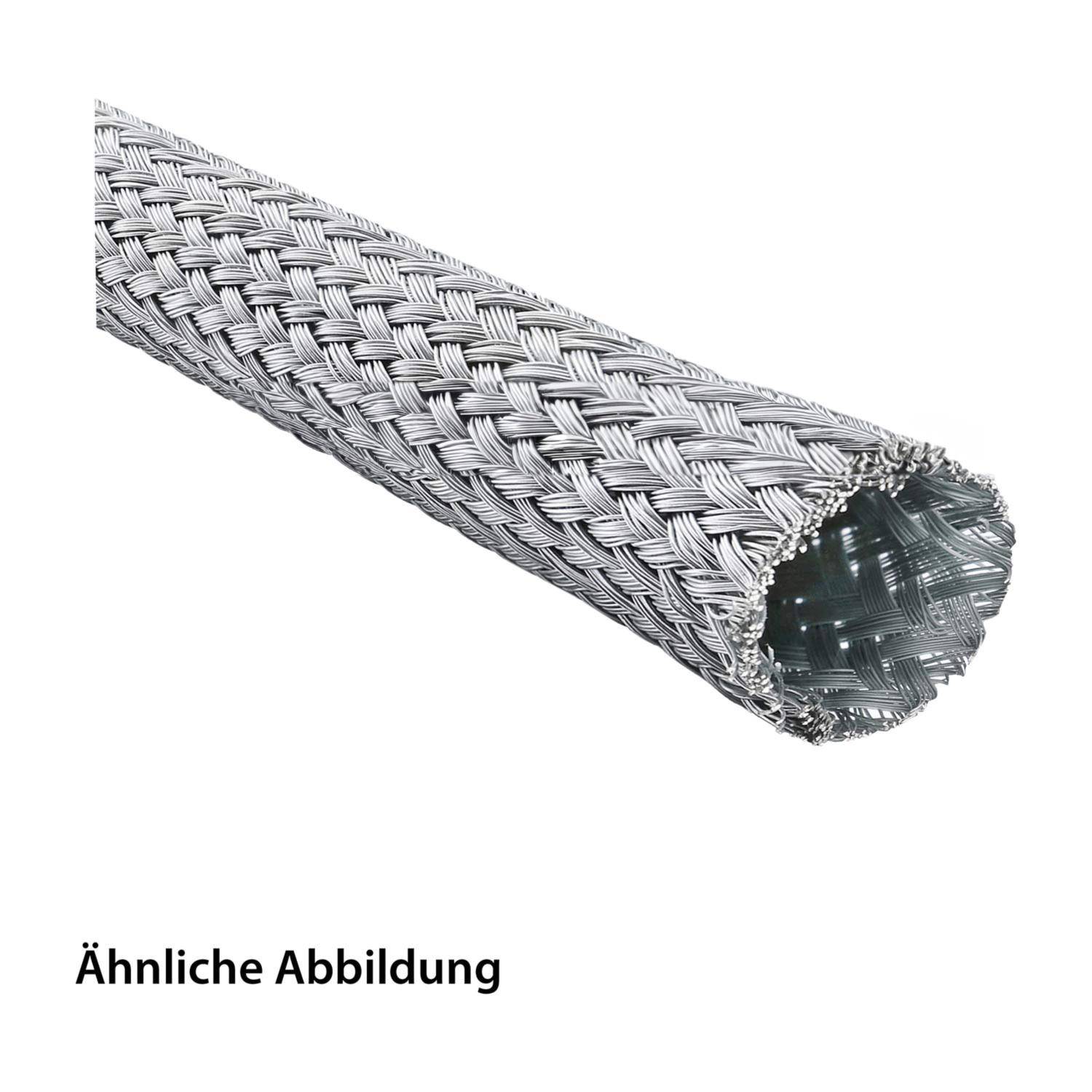 14050101017 FLEXA HG-EDU Hohlgeflechtschlauch verzinkter Stahldraht - Einsatzbereich 12,0mm - 22,0mm Temperaturbereich