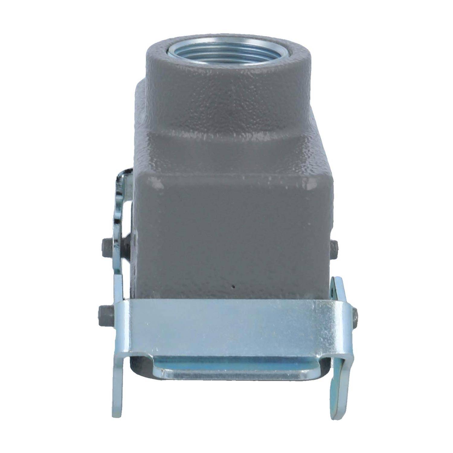 04301161462 HARTING Han 16B Tüllengehäuse niedrig, 1xM25 gerader Kabelabgang, mit 2 Querbügeln Verschraubung M25