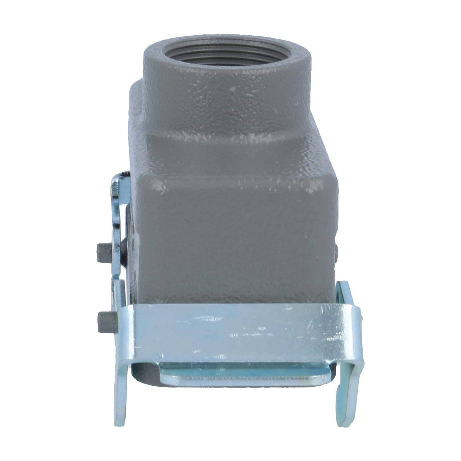 04301161430 HARTING Han 16B Tüllengehäuse niedrig, 1xPG21 gerader Kabelabgang, mit 2 Querbügeln Verschraubung PG21