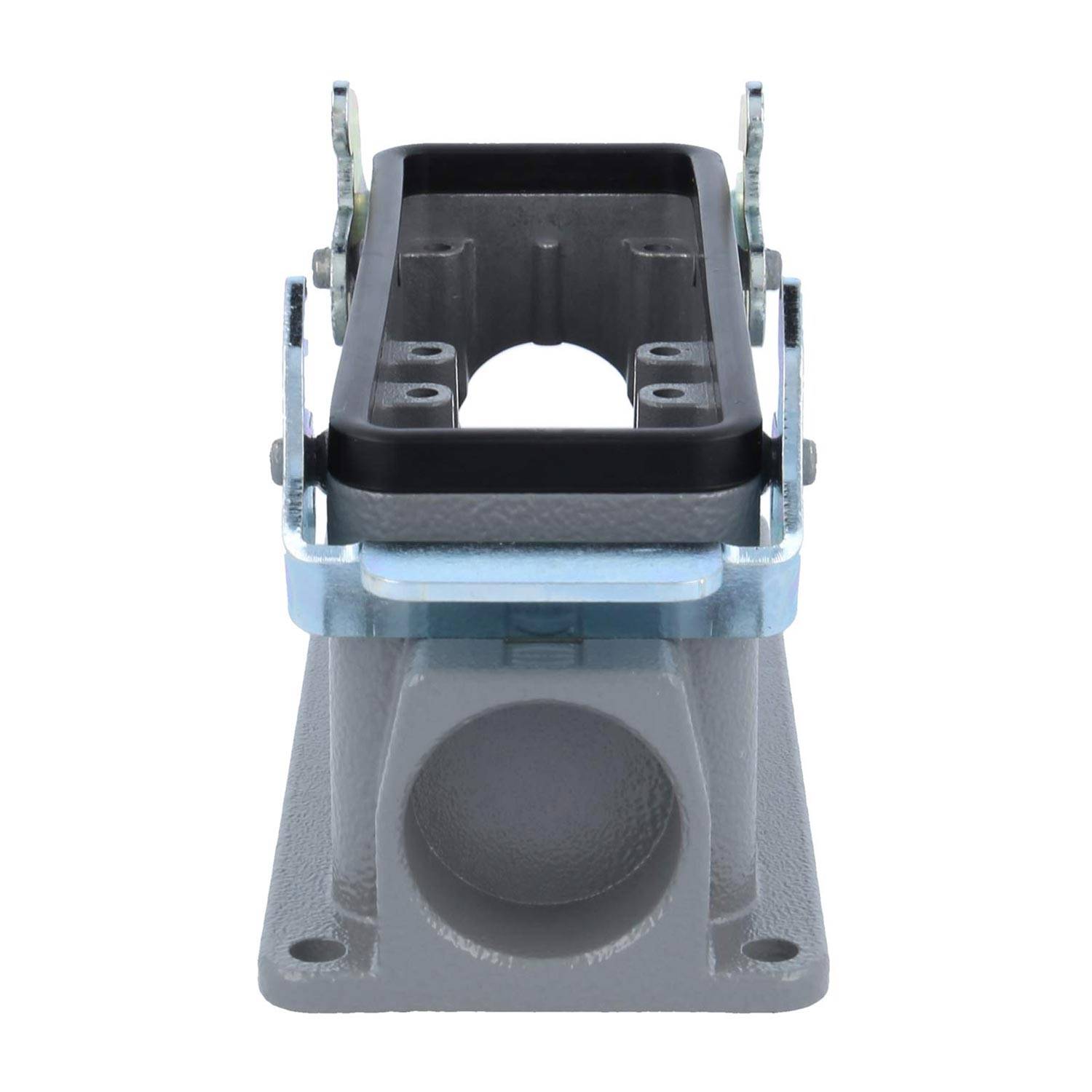 04301241241 HARTING Han 24B für 2 Einsätze Sockelgehäuse niedrig, 1xM25 seitlicher Kabelabgang, mit 2 Querbügeln