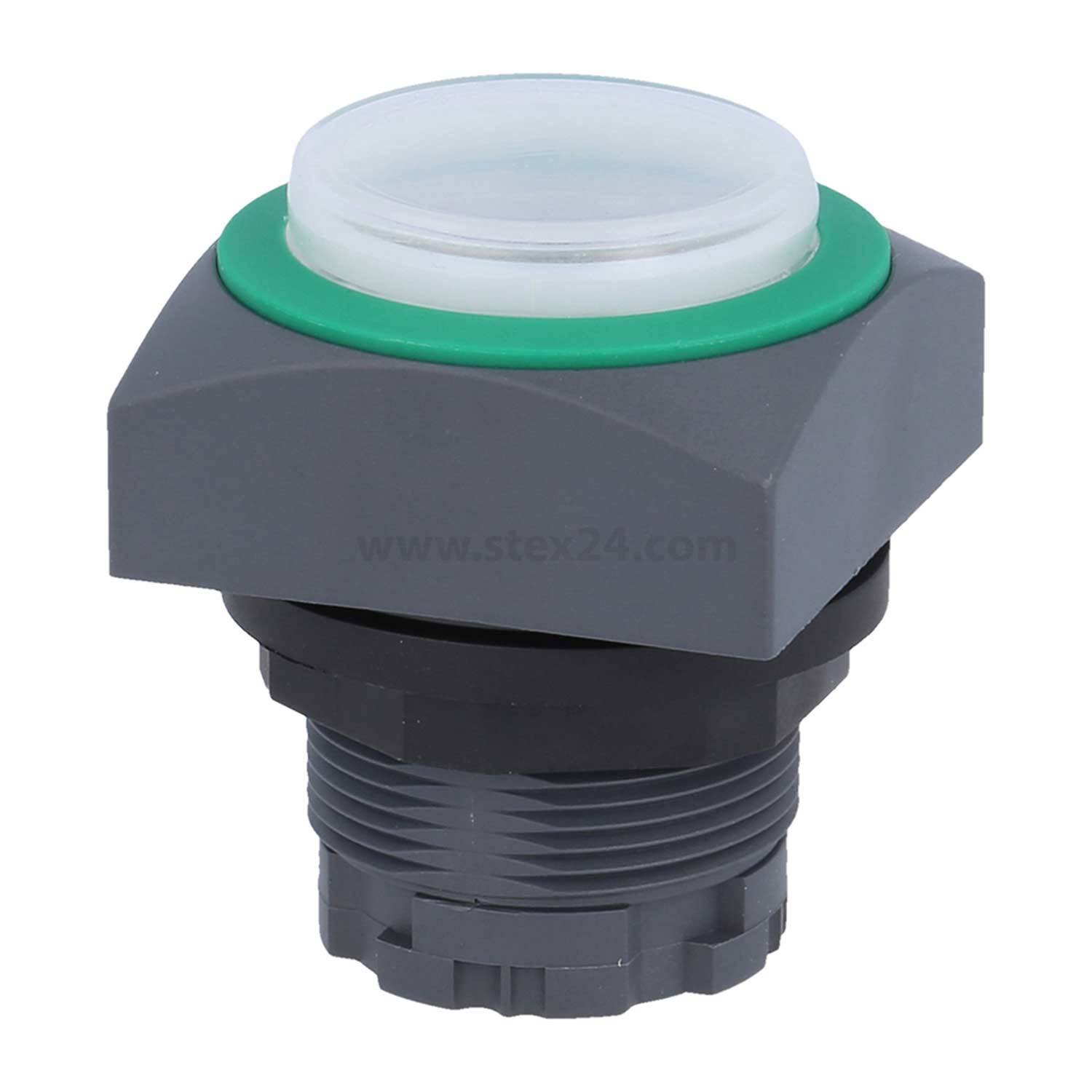 QRTM_RGN Georg Schlegel Membran-Drucktaste beleuchtbar, quadratisch, QUARTEX-R Hub 6,0mm - 1Stück