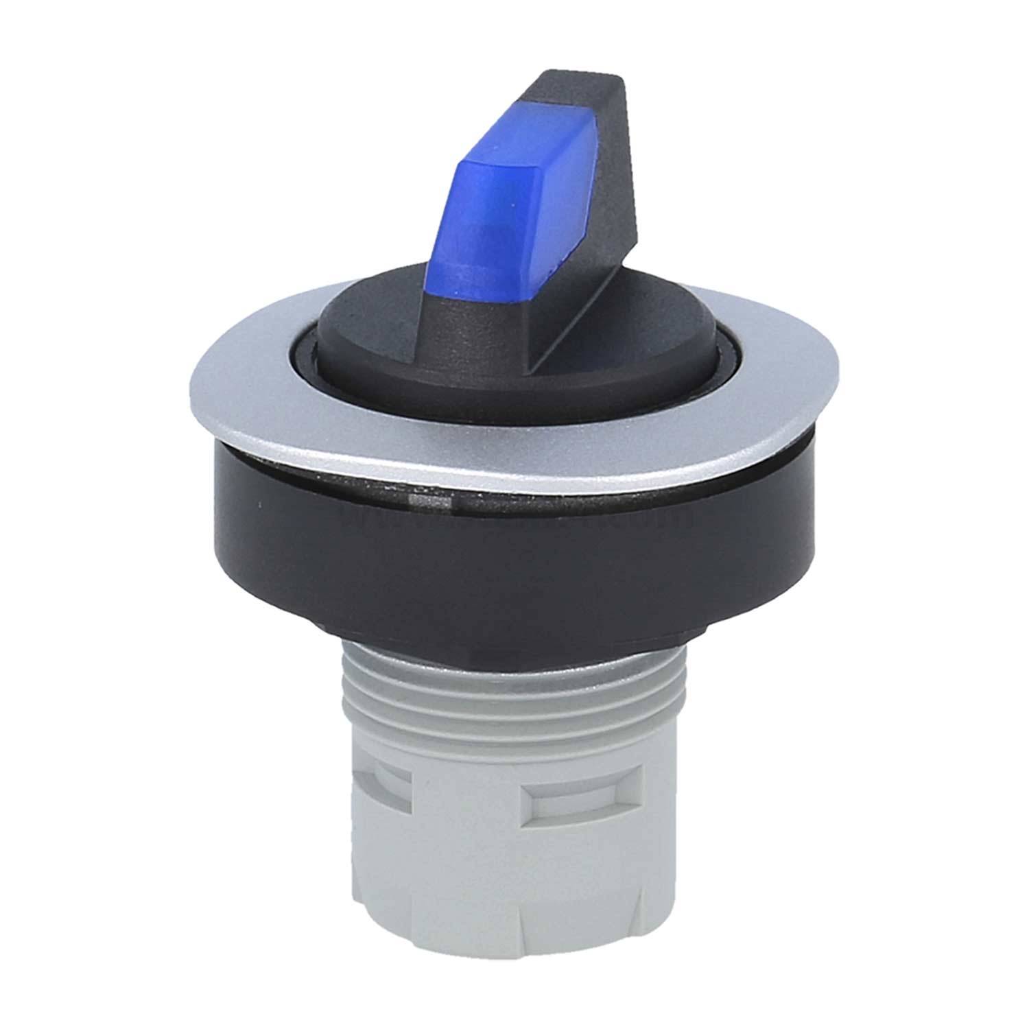 RQJSTBL_BL Georg Schlegel Leucht-Wahlschalter tastend beleuchtbar, abgerundetes Quadrat, RONTRON-Q-JUWEL Beleuchtbar: