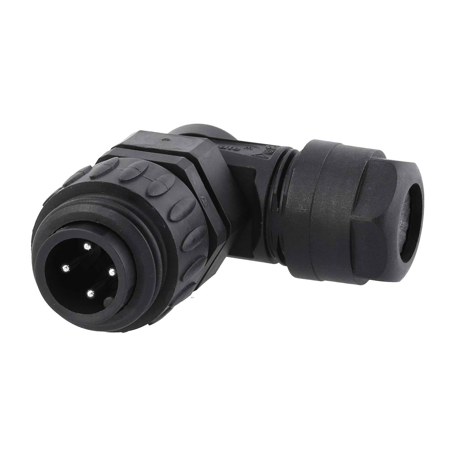 C01620K00310012 Amphenol RD24-KSW Kabelsteckverbinder gewinkelt Stift Schraubanschluss, Polzahl 3+PE Kabelabgang