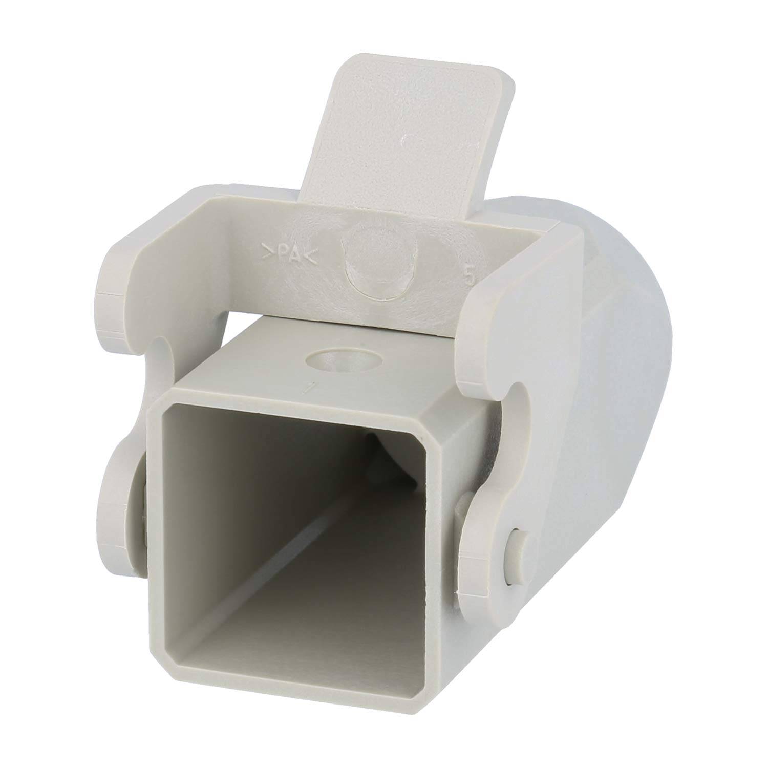 05200030720 HARTING Han 3A Kupplungsgehäuse, 1xM16 gerader Kabelabgang, mit 1 Bügel Verschraubung M16 Klemmbereich