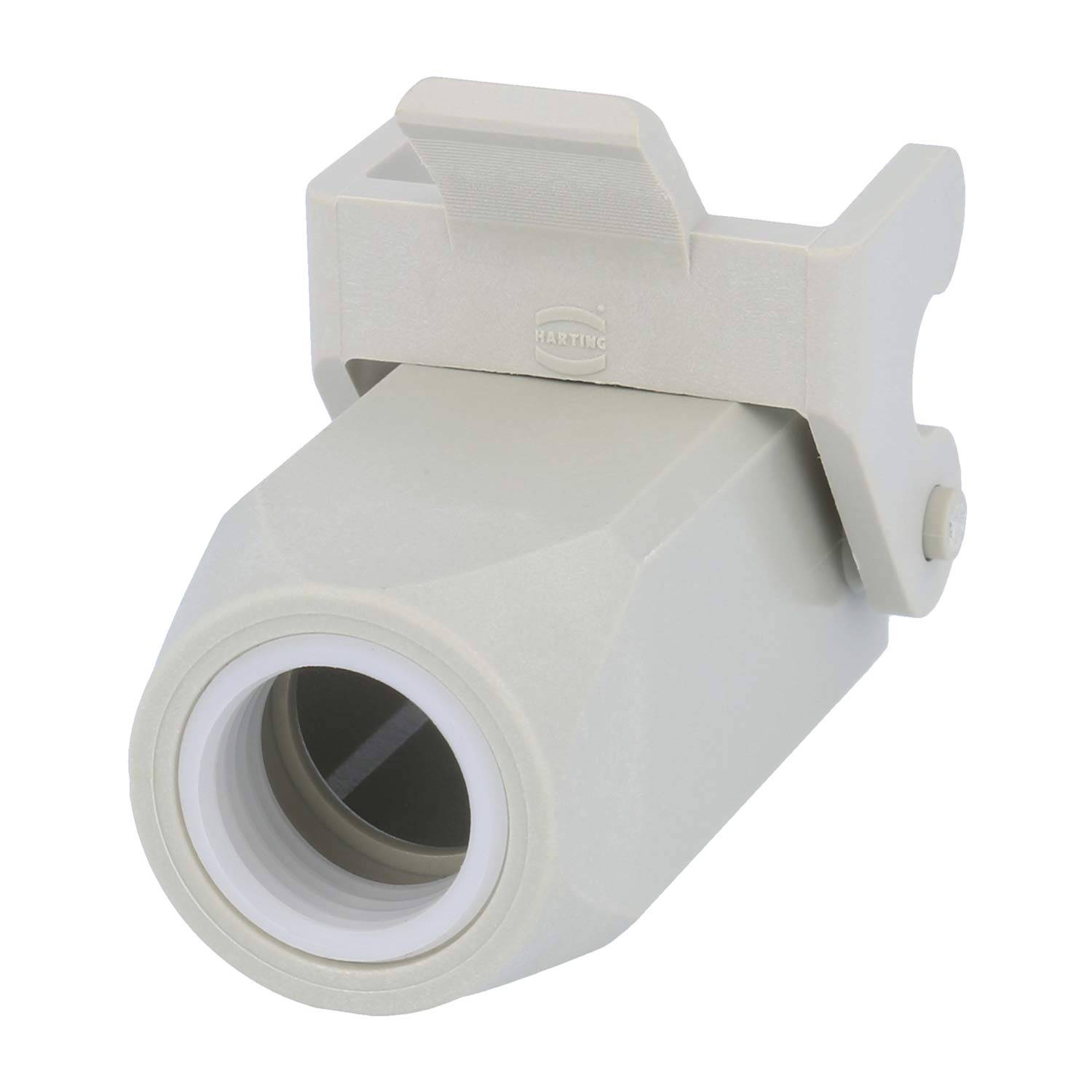 05200030720 HARTING Han 3A Kupplungsgehäuse, 1xM16 gerader Kabelabgang, mit 1 Bügel Verschraubung M16 Klemmbereich