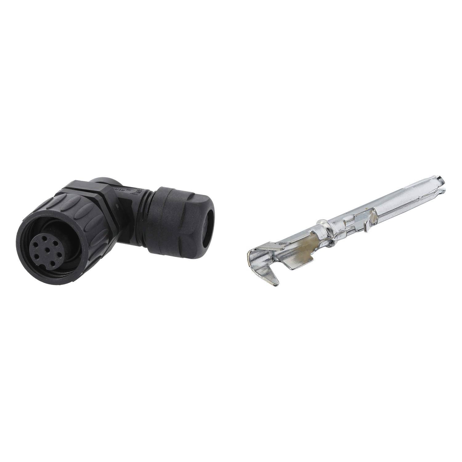 C01610F10632212K Amphenol SET-RD24-KBW Kabelsteckverbinder, inkl. Kontakte gewinkelt Buchse Crimpanschluss, Polzahl