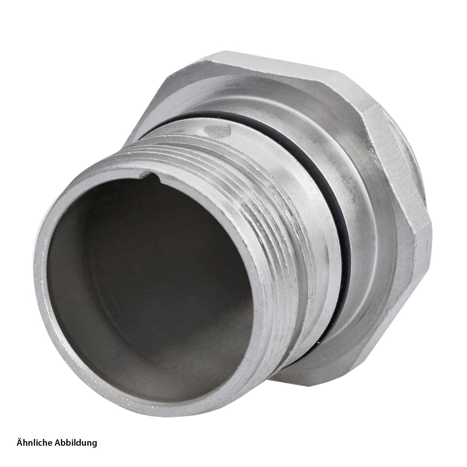 7425000000 HUMMEL M23 Signal Gerätesteckverbinder gerade Vorderwand Farbe silber - 1Stück