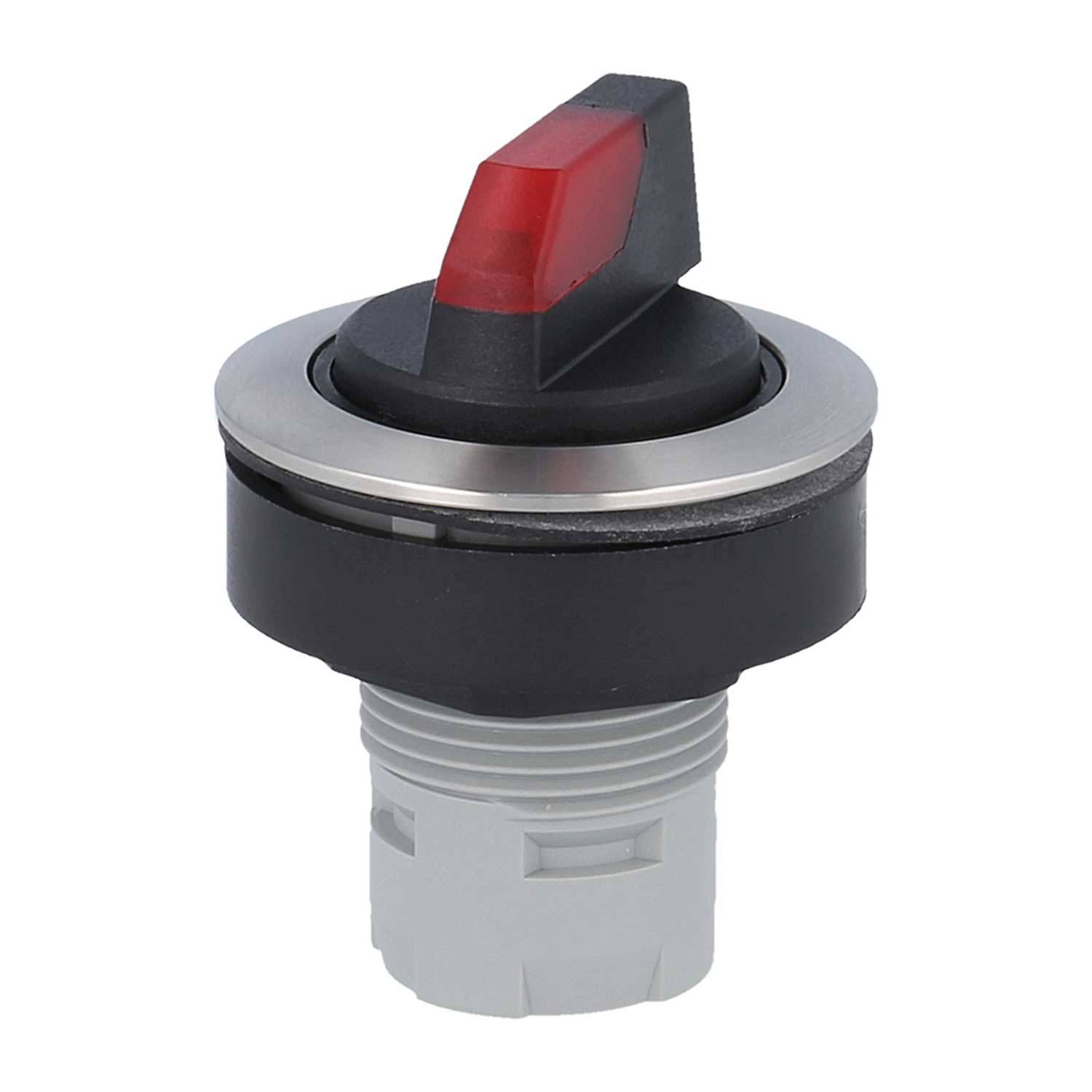 RRJVAWCL_RT Georg Schlegel Leucht-Wahlschalter links rastend, rechts tastend beleuchtbar, rund, RONTRON-R-JUWEL