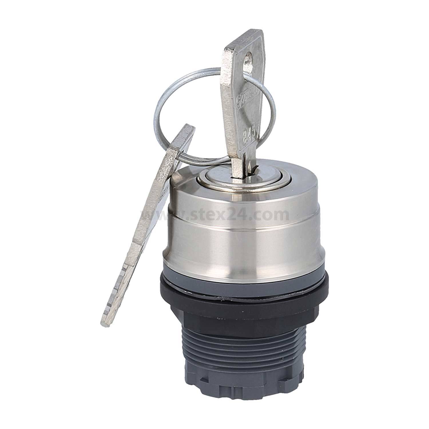 RVASSA13E_DG Georg Schlegel Schlüsseltaste rastend rund, RVA Beleuchtbar: Nein Beschriftbar: Nein - 1Stück