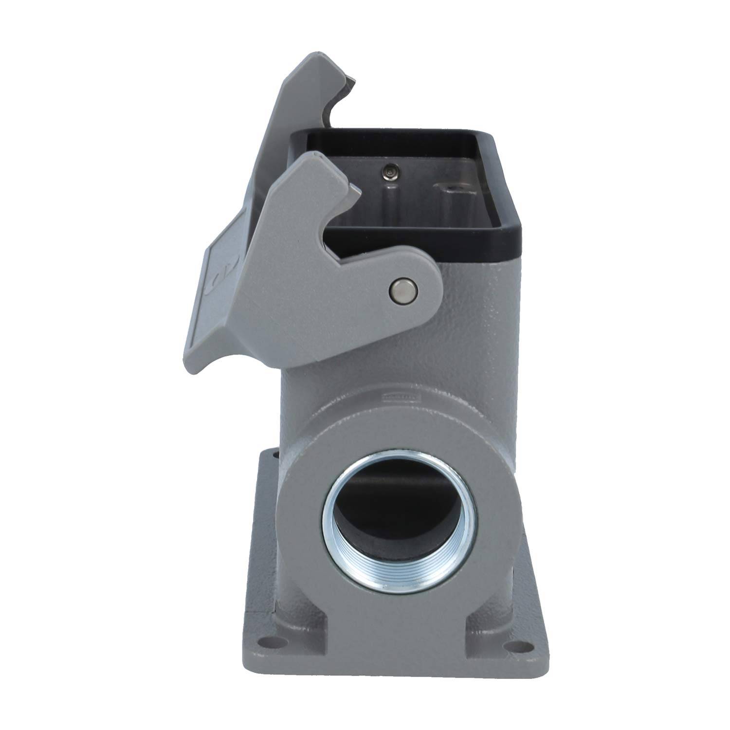 05300160264 HARTING Han 16B Sockelgehäuse hoch, 1xM25 seitlicher Kabelabgang, mit 1 Längsbügel Verschraubung M25