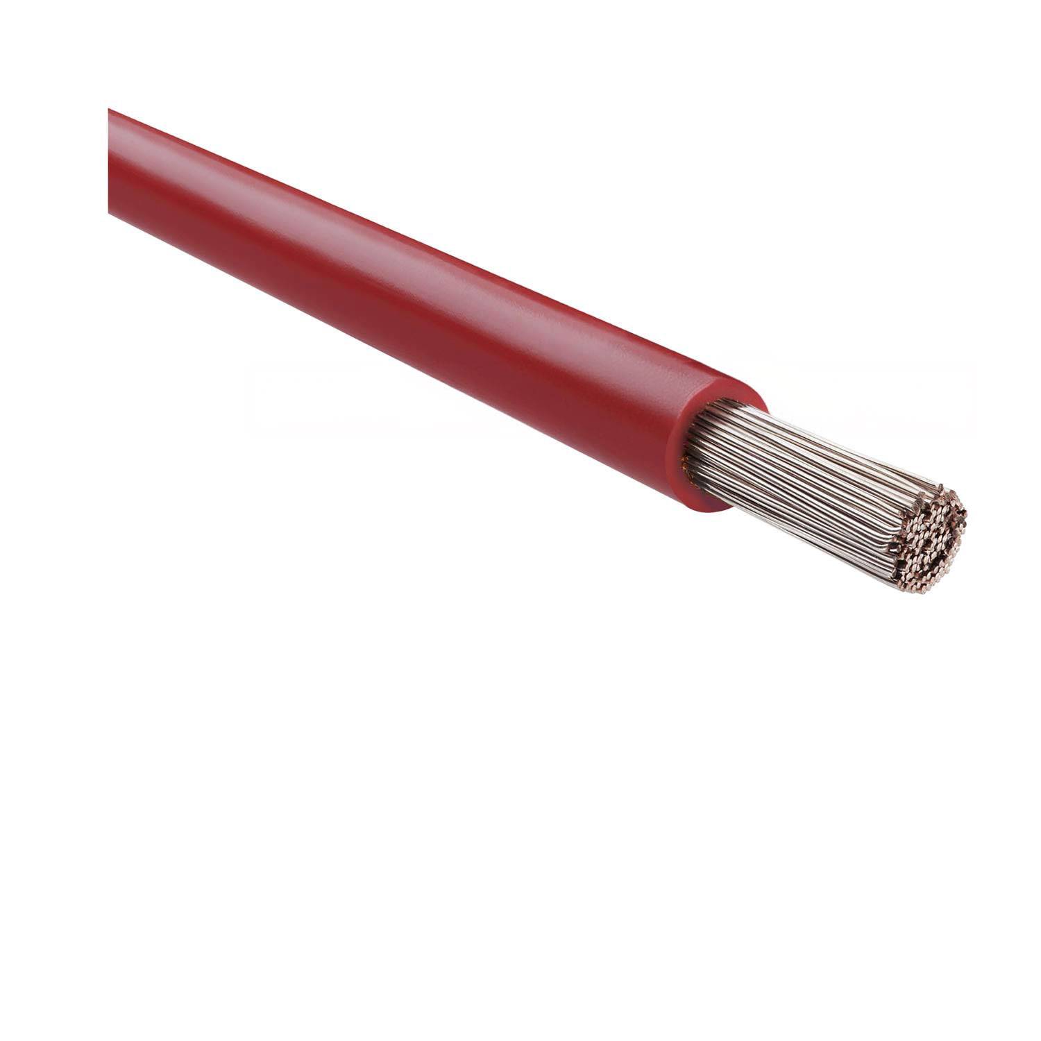 11019479 HELU KABEL FÜNFNORM 1X4mm² AWG12 RD (rot) Einzelader rot AD 4,6mm Nennspannung Uo/U 450V/750V nach UL/CSA 600V