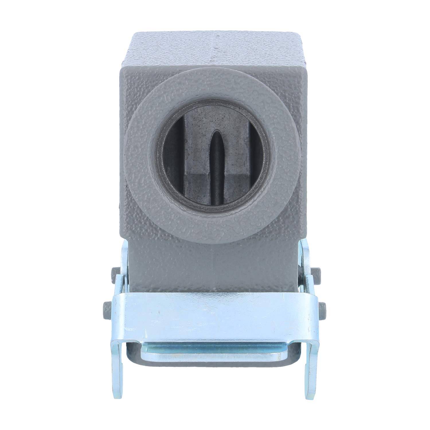 04300100532 HARTING Han 10B Tüllengehäuse hoch, 1xPG21 seitlicher Kabelabgang, mit 2 Querbügeln Verschraubung PG21