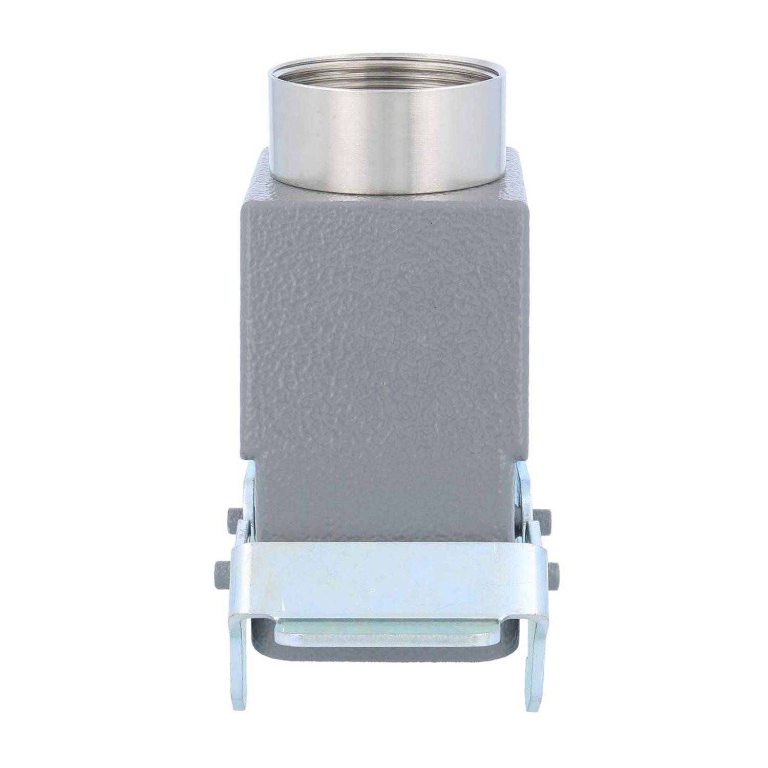 04301100433 HARTING Han 10B Tüllengehäuse hoch, 1xPG29 gerader Kabelabgang, mit 2 Querbügeln Verschraubung PG29