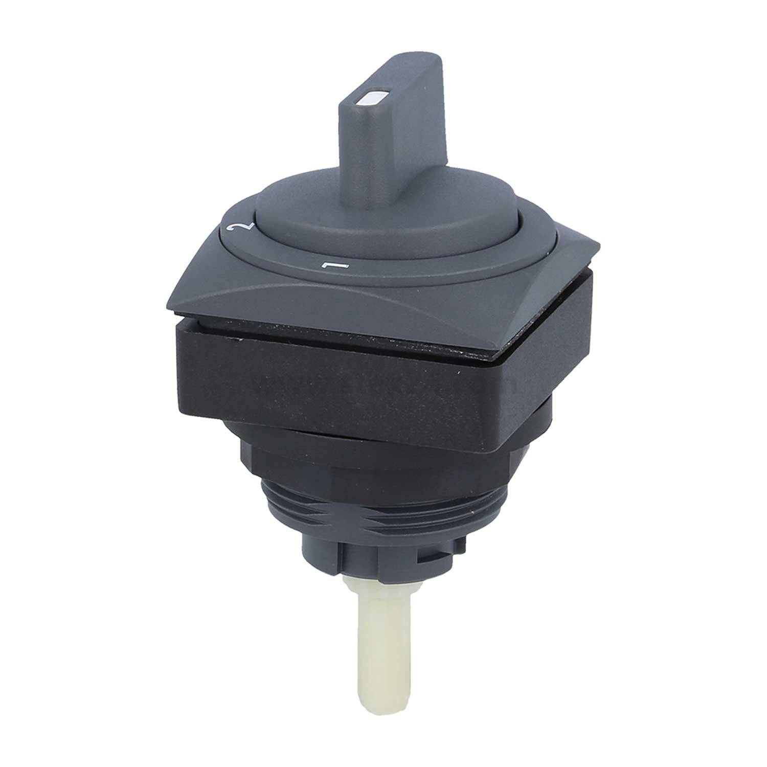 QRJDAB_1-4 Georg Schlegel Drehschalterantrieb mit Beschriftung quadratisch, QUARTEX-R-JUWEL Beleuchtbar: Nein