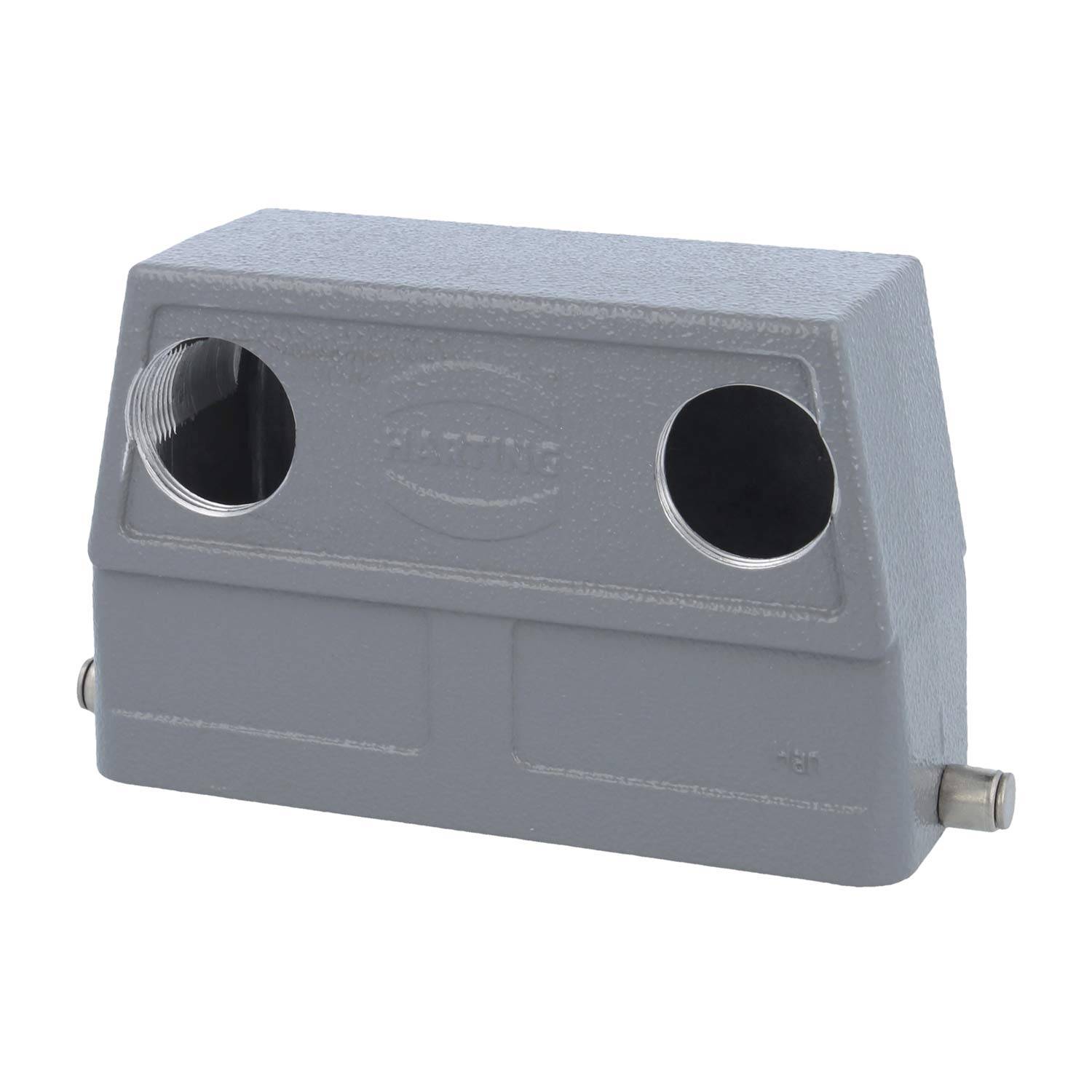 05300240664 HARTING Han 24B Tüllengehäuse hoch, 2xM25 Front Kabelabgang, für 1 Bügel (am Unterteil) Verschraubung M25