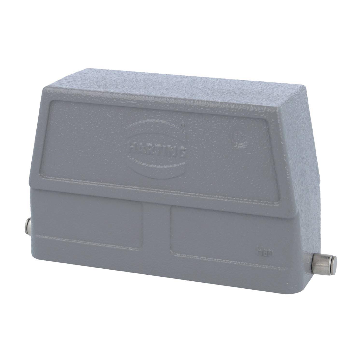 05300240664 HARTING Han 24B Tüllengehäuse hoch, 2xM25 Front Kabelabgang, für 1 Bügel (am Unterteil) Verschraubung M25