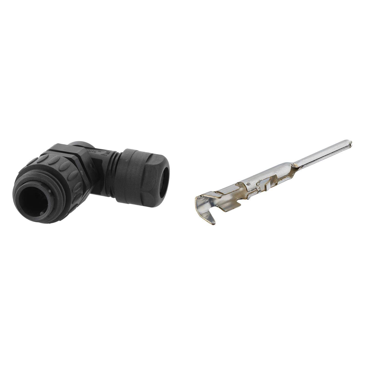 C01610K10632212K Amphenol SET-RD24-KSW Kabelsteckverbinder, inkl. Kontakte gewinkelt Stift Crimpanschluss, Polzahl 6+PE