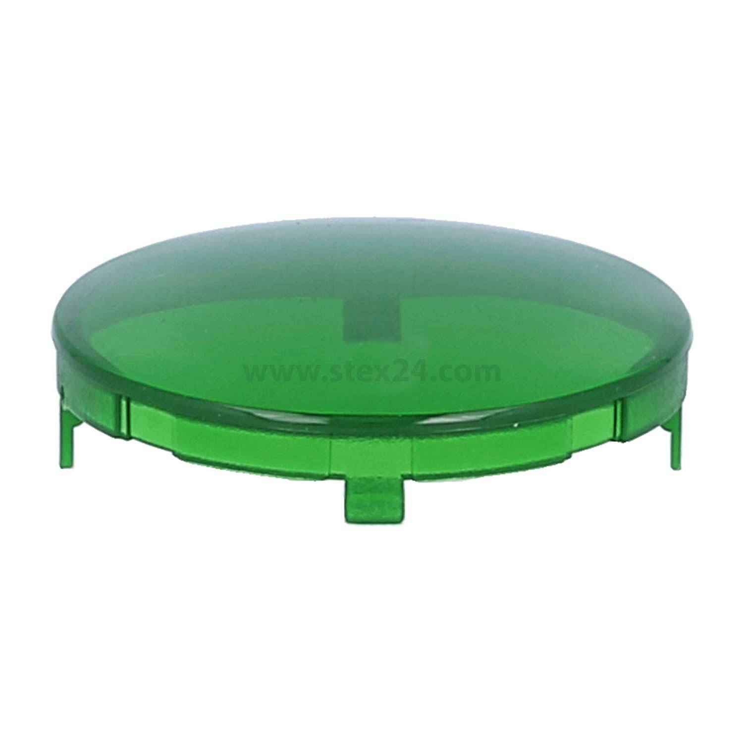 KF23GN Georg Schlegel Kalotte, gewölbt transparent Farbe grün Ausführung beschreib- und beleuchtbar - 1Stück