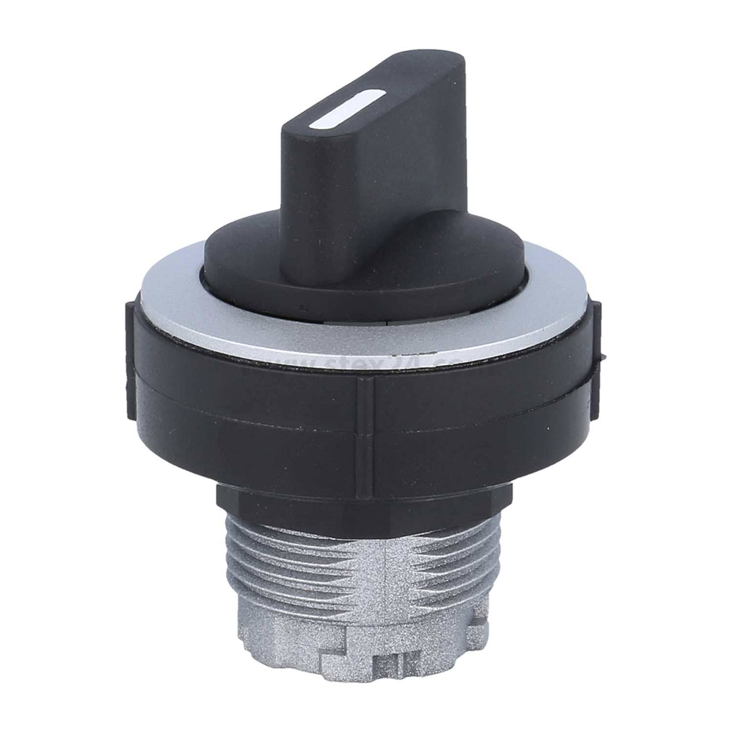 KRJMZWC Georg Schlegel Wahlschalter links rastend, rechts tastend zweigeteilter Stößel, rund, KOMBITAST-R-JUWEL