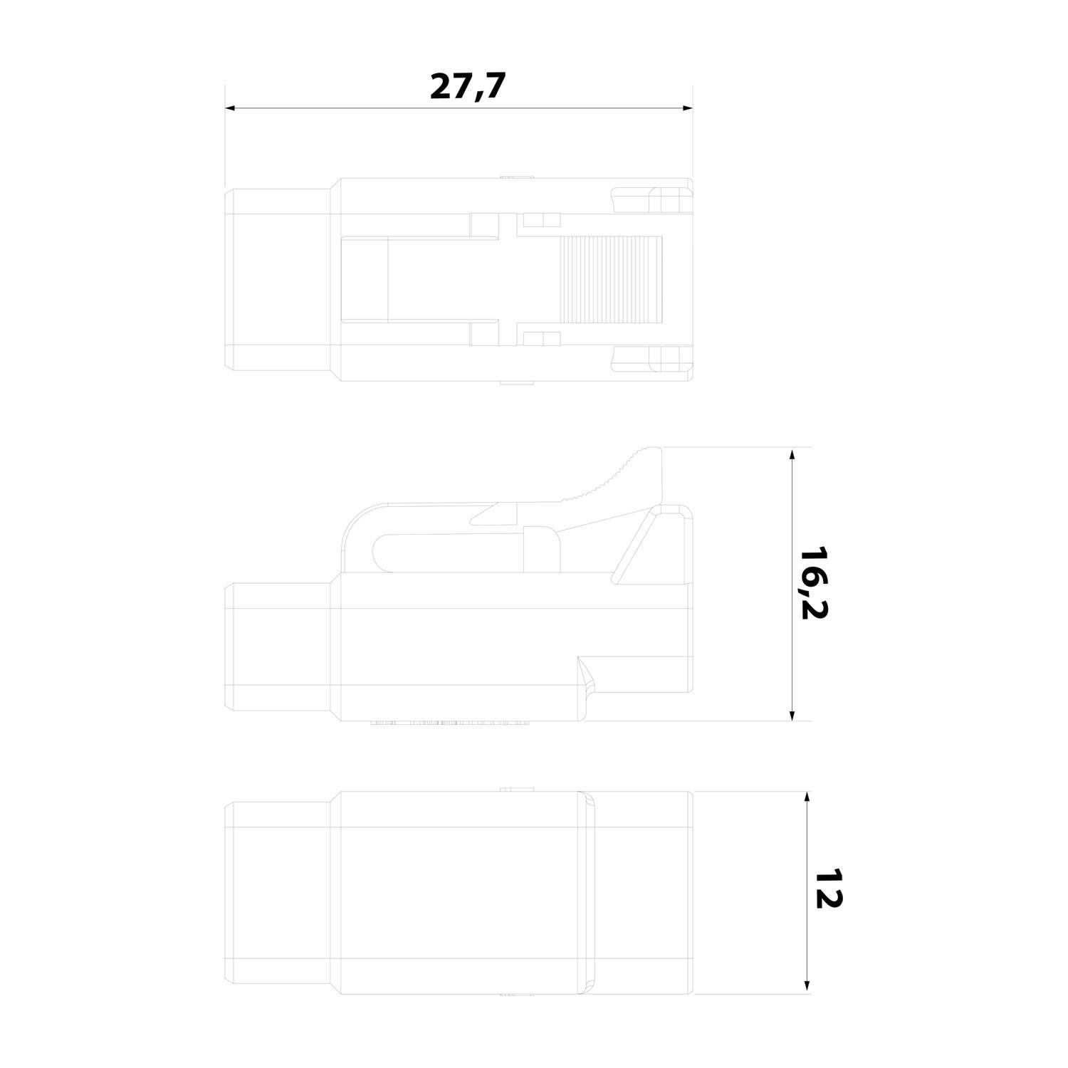 ATM06-2S Amphenol AS-2SF 115 Kabeldose ATM-Serie Buchse, 2-polig, Crimpanschluss Isolationsdurchmesser 1,35mm - 3,05mm,